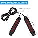 Jump Rope with Adjustable Steel Cables for Women Men Adults and Kids,Jumping Skipping Ropes for Speed Crossfit/Boxing/MMA/Fitness/Exercise/Workouts