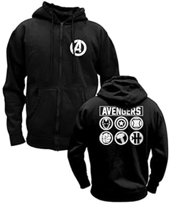avengers amazon hoodies Clothing Men's Menâs at Hoodie Symbols Avengers store: Amazon