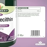 Natures Aid Soya Lecithin 1200 mg High Strength 90 Softgels Non-GMO view 5