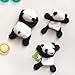 Fridge Magnets, 6 Pack Cute Plush Panda Refrigerator Magnet Sticker Decor