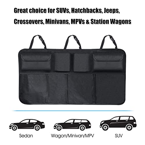 ZHMNEG Suv Trunk Organizer for Groceries Back Seat Hanging Organizer
