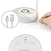 Color LED Desk Lamp, Rixow Wireless Eye-Protection Reading Lamp, Touch Control, 3 Level Brightness Adjustable, 256 Colors Changing, USB 5V/0.5A Charging Port, Rechargeable 1000mAh Li-on Battery, White