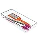 iDesign Linus Plastic Kitchen Drawer Organizer for Silverware, Spatulas, Cutlery, Gadgets, Office Supplies, Cosmetics, 6