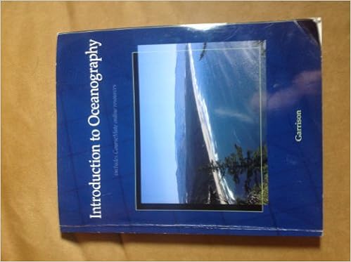 Introduction To Oceanography Garrison Tom Hyndman Donald Hyndman David 9781285120409 Amazon Com Books