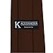 Solid Color Mens Tie - Cocoa Brown