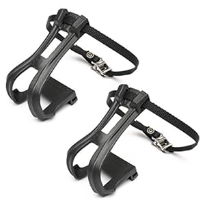charge bike toe clips and straps