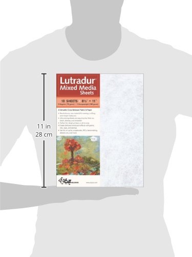 C&T PUBLISHING Lutradur Mixed Media Sheets -8-1/2"X11" 10/Pkg