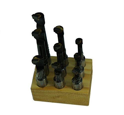 Hhip 3/8 inch c-6 9 piece boring bar set (1001-0001)