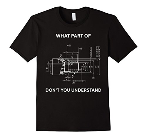 Mens Funny Engineering T-Shirt - Mechanical Engineering T-shirt Large Black