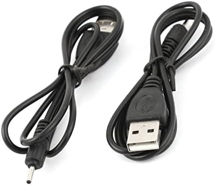 EbuyChX USB Charger Cable DC 2.0mm para sa Nokia 6280 E65 N73 N80 N95 65cm 2pcs