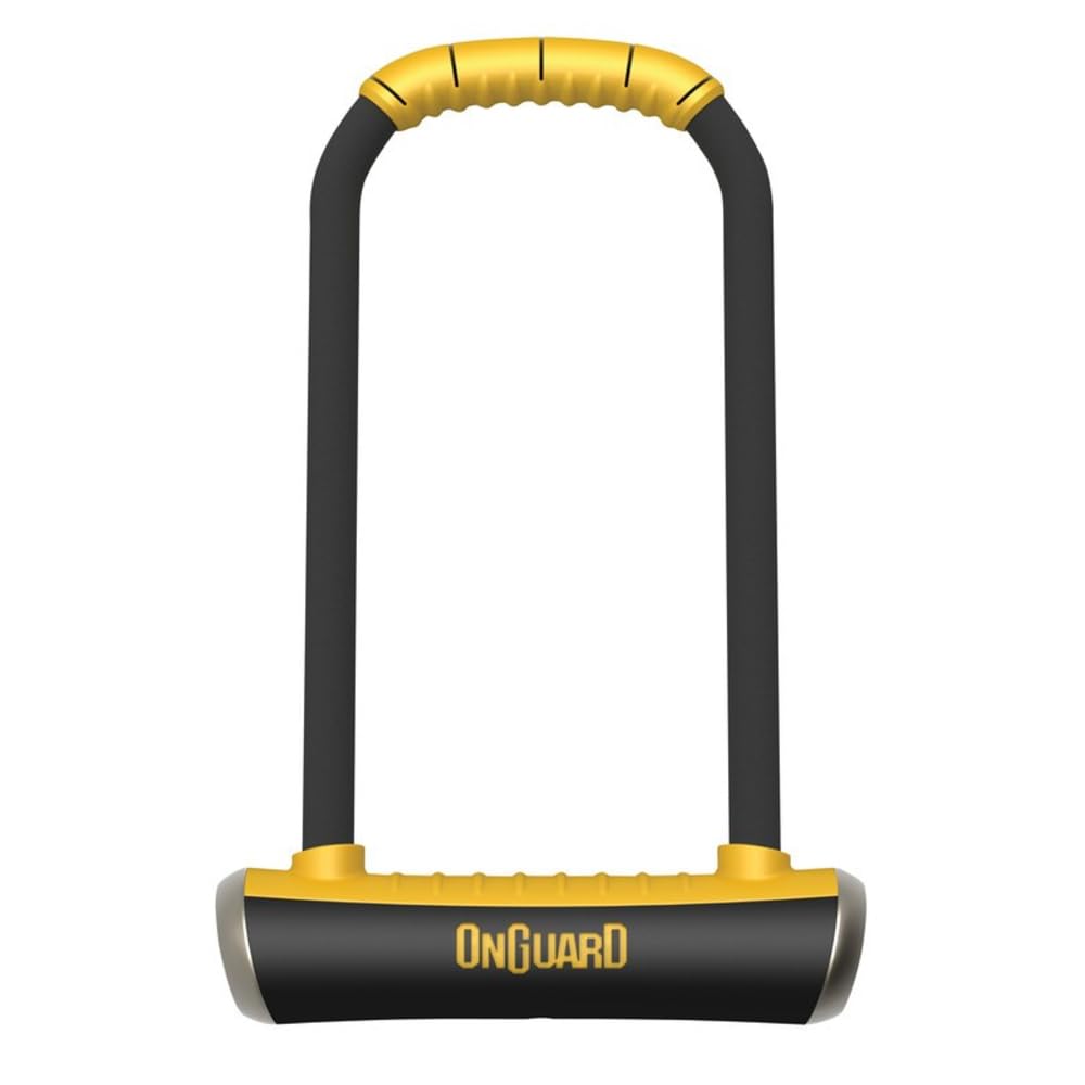 OnGuard Pitbull 8002 LS D-Lock 292mm, 14mm Diameter Shackle, Diamond Sold Secure Rated, Black