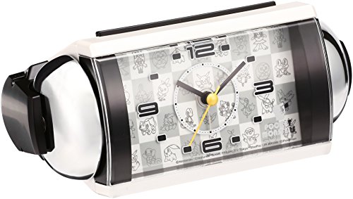 SEIKO CLOCK Alarm Clock CQ419W Pokemon Anime 20th Anniversary Limited Item Pocket Monsters Sun & Moon Analog Clock