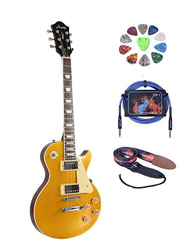 Full size electric guitar (2v&2t)with picks,cable a…
