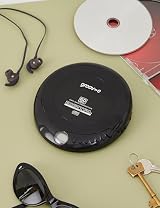 Groov-e RETRO Compact CD Player Black - Anti-Skip, Programmable, view 5