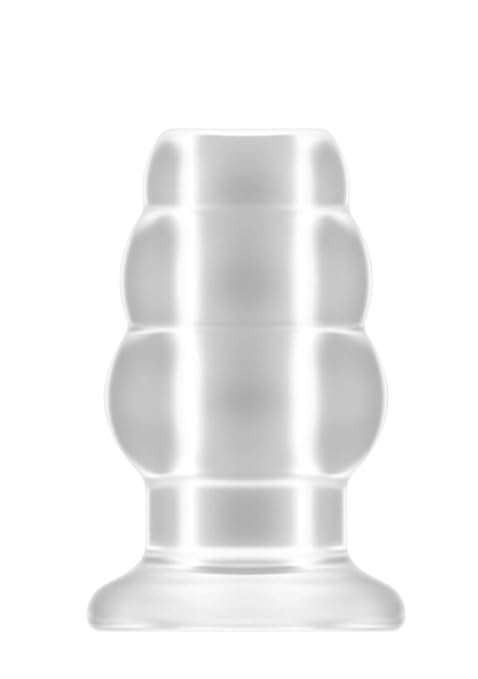 Sono - No.50 - Tunnel medium - hohler Anal-Plug, 4 zoll, transparent