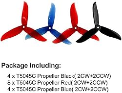 16pcs DALPROP T5045C 5045 5 Inch 3-Blades CW CCW