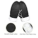 LETHMIK Womens Faux Suede Mittens Winter Cute Warm Thick Fleece Lined Gloves Black