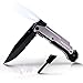 Freehawk Multifunctional Portable Outdoor Knife Survival Tactical Knife Outdoor Folding Knife with Led Light, Fire Starter for Outdoor Adventure, Camping, Household