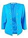 Kasper Womens Plus Grommet-Trim Bracelet Sleeves Blazer Blue 24W