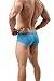 ONEFIT Men's Ultra-slim Sexy Low Waist Breathable Trunks Underwear Boxer Briefs Blue Large
