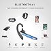 Bluetooth Earpiece for Cell Phones,Business Wireless Bluetooth Headset v4.2 Stereor Car Earphone with Noise Cancelling Mic for Truck Driver,Office, Compatible iPad Samsung Android PC