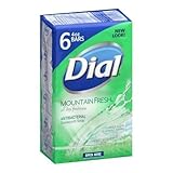 Dial Mountain Fresh Antibacterial Deodorant Soap, 4