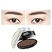 CCbeauty Eyebrow Powder Stamper Seal Kit Eyebrow Makeup Eyebrow Tinting Coloring Kit,Dark Brown
