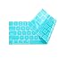 ProElife Ultra Thin Silicone Keyboard Protector Cover Skin for MacBook Pro Touch Bar Retina 13-Inch 15-Inch (Model A1706, A1707, A1989, A1990, A2159) (2016 2017 2018 2019 Release) (Turquoise Blue)