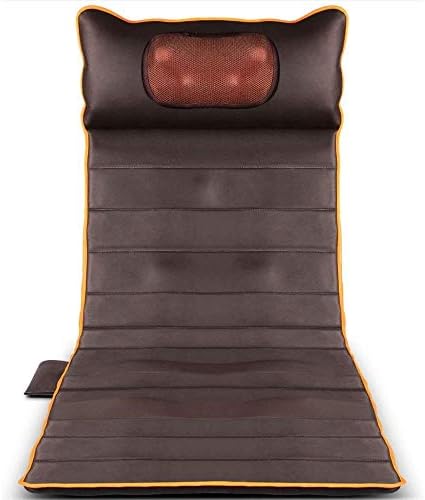 YLQXLGS Shiatsu massager, massage cushion, shiatsu massage chair, cervical vertebra massager, neck, waist, multi-function body, shoulder, back, vibration, electric kneading, household,brown,A