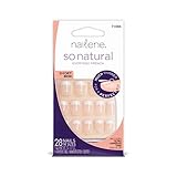 Nailene So Natural Nail, Short Beige, 28 Count