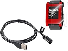 Pebble Classic 1st Charging Cable With Screen Protector (3._.3ft), TUSITA Replacement USB Charge Charger Wire Cord For Pebble Classic 1st Smart Watch Wristwatch
