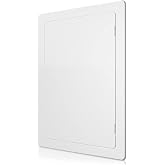 BOZZON Access Panel for Drywall - 6 x 9 in - Wall Hole Cover - Access Door - Plumbing Access Panel for Drywall - Heavy Durable Plastic White