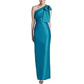 One Shoulder Mermaid Prom Dresses 2026 Satin Long Bridesmaid Dress with Bow Elegant Mermaid Formal Evening Gowns