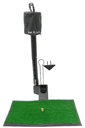 Driving Range Mit Matte Und Golfballspender Fur Zuhause Amazon De