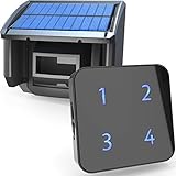 1/4Mile Solar Driveway Alarm System-Up to 50FT Wide