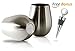 Stainless Steel Wine Glass Gift set of 2 - Premium Grade Metal 18 oz Red & White Vino Stemless Glasses, Metallic | Elegant Large Bulk | Gifts for Women Men & Nurse Practitioner by Midbar