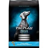 Purina Pro Plan Large Breed Dry Puppy Food, FOCUS Chicken & Rice Formula - 34 lb. Bag