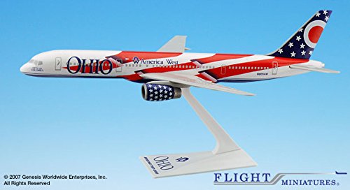 Flight Miniatures America West Ohio State Livery Boeing 757-200 1:200 Scale