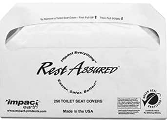 Rochester midland Half-fold toilet seat covers, 5.000/ct (622514034106)