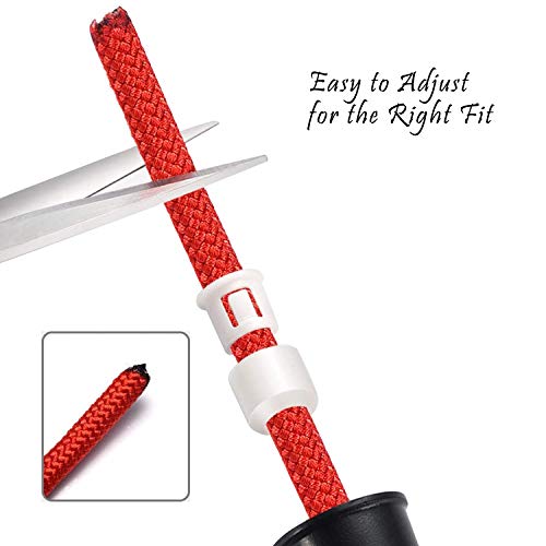 OHOCO Jump Rope for Fitness with Adjustable 9ft Long Wire, Smooth Ball Bearing, High Speed, Tangle-Free, Light Weighted Skipping Rope for Girls, Men, Kids in Gym and Home