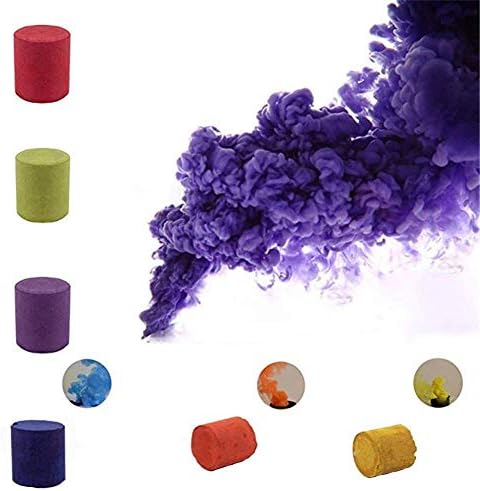 Colorful Smoke Cake Pills Smoke Film Television Coloured Smoke Pellet Photography Props Fireworks -for Advertising Studio Film Drama Exhibition Color Random