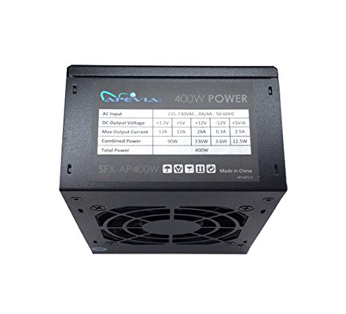APEVIA SFX-AP400W Mini ITX Solution / Micro ATX / SFX 400W Power Supply