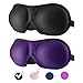 .3D Sleep Mask (any machineable New Design 2 Pack) Eye Mask for Sleeping locking light 100%-never broken - Blindfold Airplane mask- Night Blinder Eyeshade for Men Women
