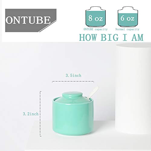 1 ONTUBE+Ceramic+Porcelain+Seasoning+Turquoise