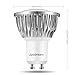GU10 LED Bulbs, Jpodream 7W Super Bright LED Light bulbs, 70W Halogen Bulbs Equivalent, 600lm, 120V, 140° Beam Angle, Pack of 6 (Warm White 3000K)