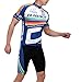 INBIKE Men's and Women‘s Summer Breathable Cycling Jersey and 3D Silicone Padded Shorts Set Outfit
