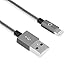 Volts USB-A to Lightning Cable Cord, MFi Certified Charger Compatible with iPhone, iPad, Rigorously Tested for Long Lifespan (Space Gray 10 Feet)