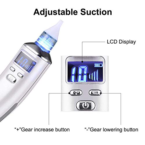 Electric Baby Nasal Aspirator Nose Cleaner and Snot Sucker - Adjustable Settings and Reusable Tips with LCD Screen - Thumbnail 5