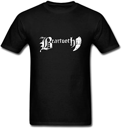 DanielRauda Men's Beartooth Band Logo Short Sleeve T Shirt Tee Black
