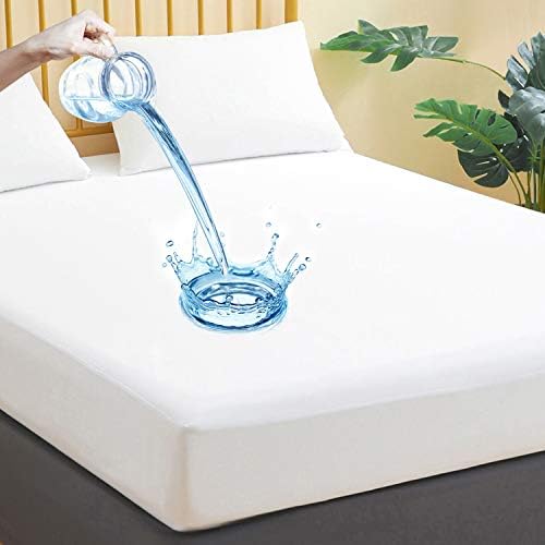 Twin Size Waterproof Mattress Protector 2 Pack, Soft Breathable Cooling